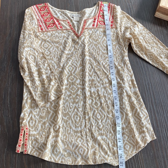 Lucky brand ladies tunic made with love in India. Size small. - Picture 6 of 6